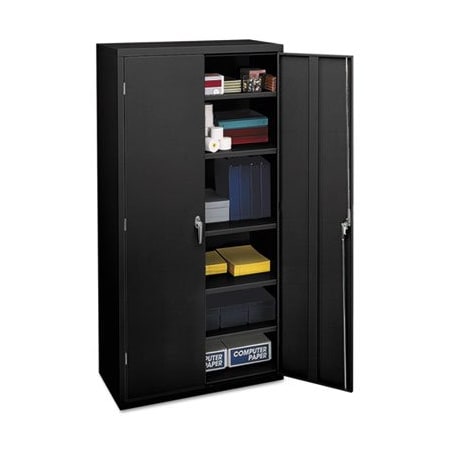 Hon HON, ASSEMBLED STORAGE CABINET, 36W X 18 1/8D X 71 3/4H, BLACK SC1872P